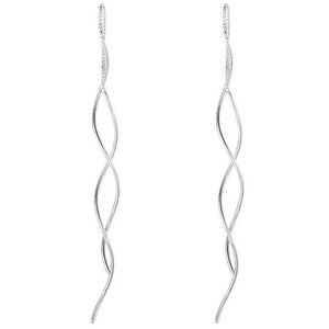 Sterling Silver Designer Ear Threads